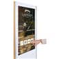 Interactive Digital Display with a close up on a customer interacting with the touch screen capabilities of this unit