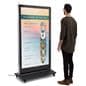 Digital poster display with 500 nit screen brightness 