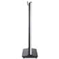 Digital display advertising floor stand showing a side profile of the digital unit with a thin 3 inch thickness