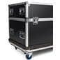 Utility case for LED Poster with reinforced aluminum ball corners for extra protection 