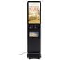 This charging digital literature display with aluminum and steel material