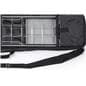 Literature stand carry bag with secure straps inside to hold magazine rack