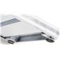Touch screen interactive kiosk with camera includes 4 adjustable floor levelers 