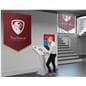White touch screen monitor with interactive design