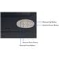Touch screen signage with motorized lift and manual buttons 