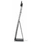 Black digital screen brochure stand