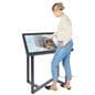 Interactive touch screen kiosk with LCD panel
