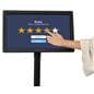 22" height adjustable touch kiosk with Android 7.1 operating system