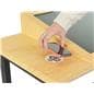 Interactive multi touch table with wireless charging