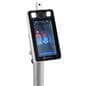 Non-contact body temperature screening kiosk with 7 inch HD LCD screen