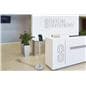 Non-contact body temperature screening kiosk with touchless scanning