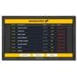 Touch screen wall display with 8 W speakers