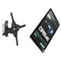 Wall mount touch screen monitor with auto detecting gyroscope that flips from portrait and landscape immediately
