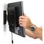 Commercial display monitor with wall mounting hardware and wall mount included