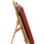 Digital canvas easel display with adjustable viewing angle 