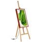 Digital canvas easel display with access to Google Play store