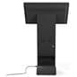 Horizontal touch screen display floor stand rear view