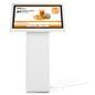 Horizontal touch screen display floor stand is ideal for customer interaction