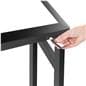 Accessible Touch Screen Table includes an easily accessible USB port