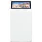 Floor standing touch screen kiosk with an ADA compliant build