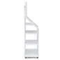 Product display shelves with its sleek and clean side profile where the ports are also located