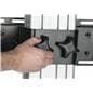 Dual Screen Floor Stand w/ Quick Height Adjustment
