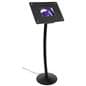 Small digital display stand with photo video and audio capabilities