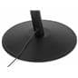 Digital poster pedestal stand has powder coated base and cord management