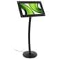 Digital floor sign pedestal with photo audio and video capabilities 