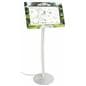 Custom frame for DPF215 digital sign stands with high quality printing