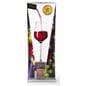 Layered 3D retractable banner stand with sturdy silver aluminum base