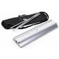 3D layered roll up banner stand includes nylon carrying bag