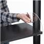 Electronic poster digital sign merchandising shelves