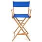 Folding directors chair with removable foot rest