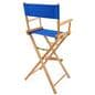 This wood directors chair with hinges 