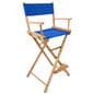 Folding directors chair with wood material 