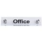 Acrylic Office Room Signs, Wall Mounted