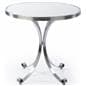 White Round Display Table
