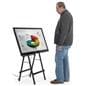 Folding TV easel for digital screens for LCD advertisements