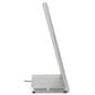 Touchscreen tabletop kiosk with sleek curved design