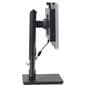 Interactive digital signage with a sleek side profile and adjustable height and angle