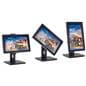 Interactive digital signage can spin from portrait to landscape in seconds