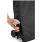 Portable outdoor digital signage with zipper for easy use