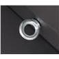 Direct view LED display with a robust anti theft security ring located on the back of the unit