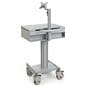 Medical Computer Cart for Sitting or Standing