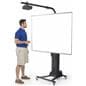 Motorized Interactive Whiteboard Stand in Use