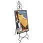 Adjustable Wrought Iron Easel Supports a Large Frame