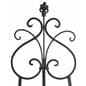 Adjustable Wrought Iron Easel with Scroll Design Topper