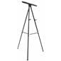 Black Easel Stand with 24” x 36” Snap Frame, Aluminum