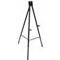 Black Easel Stand with 36” x 48” Snap Frame with 2 Picture Brackets
